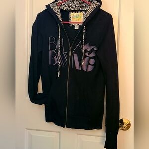 Billabong Black and White Patterned Hoodie